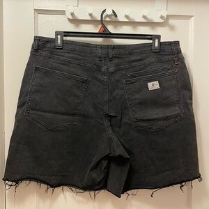 Ripton Cut-off Denim Jorts, Diesel (black), 36/38